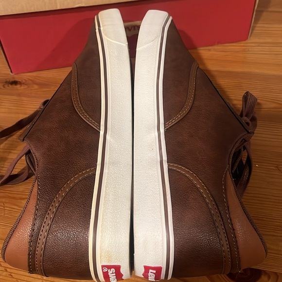 Levi's Casual Shoes Sneakers Ethan Napa dark brown nwt size 10.5 - Picture 6 of 12